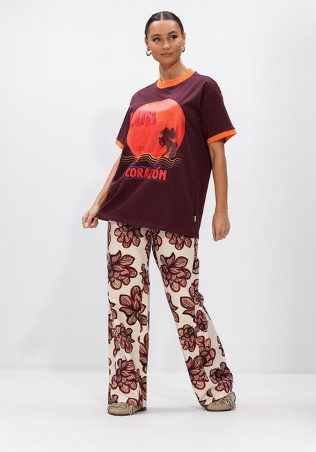 Bordeaux HARPER & YVE T-shirt CLUBCORAZON-SS - large