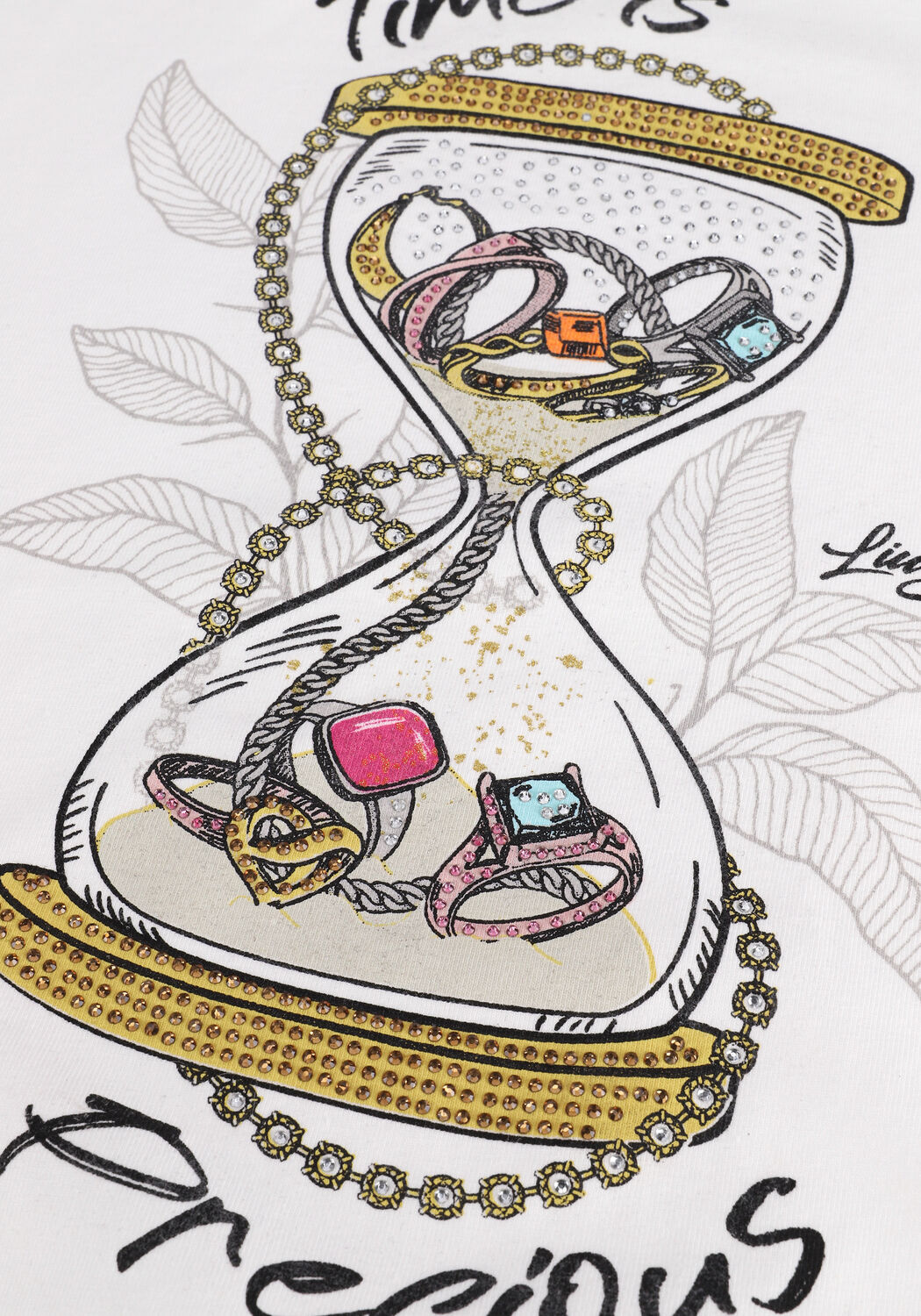 Witte LIU JO T-shirt ECS T-SHIRT MODA M/C B. - large