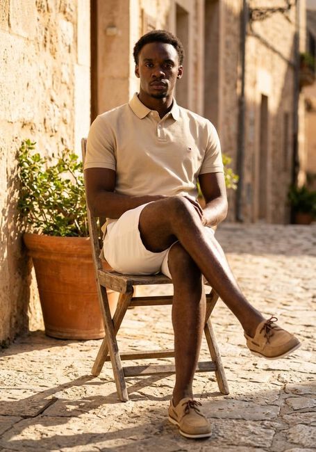 MATINIQUE Pantalon courte MATHOMAS SHORT &Eacute;cru - large