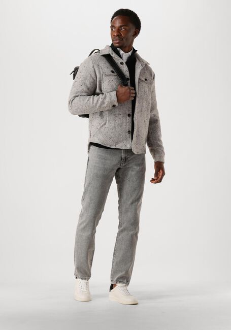 PROFUOMO Surchemise OVERSHIRT DONEGAL en gris - large