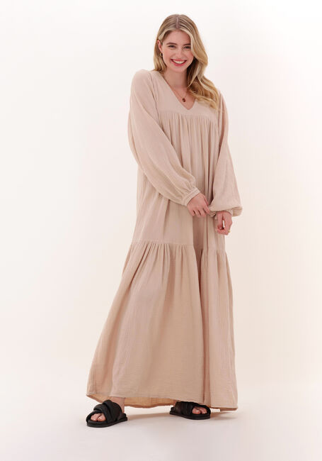 BY-BAR Robe maxi ROSA DOPPIA DRESS en beige - large