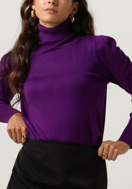 NOTRE-V Col roulé BASIC KNIT BLOUSE en violet - large