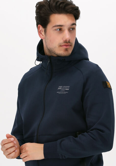 PME LEGEND Jack ZIP JACKET INTERLOCK SWEAT Bleu foncé - large