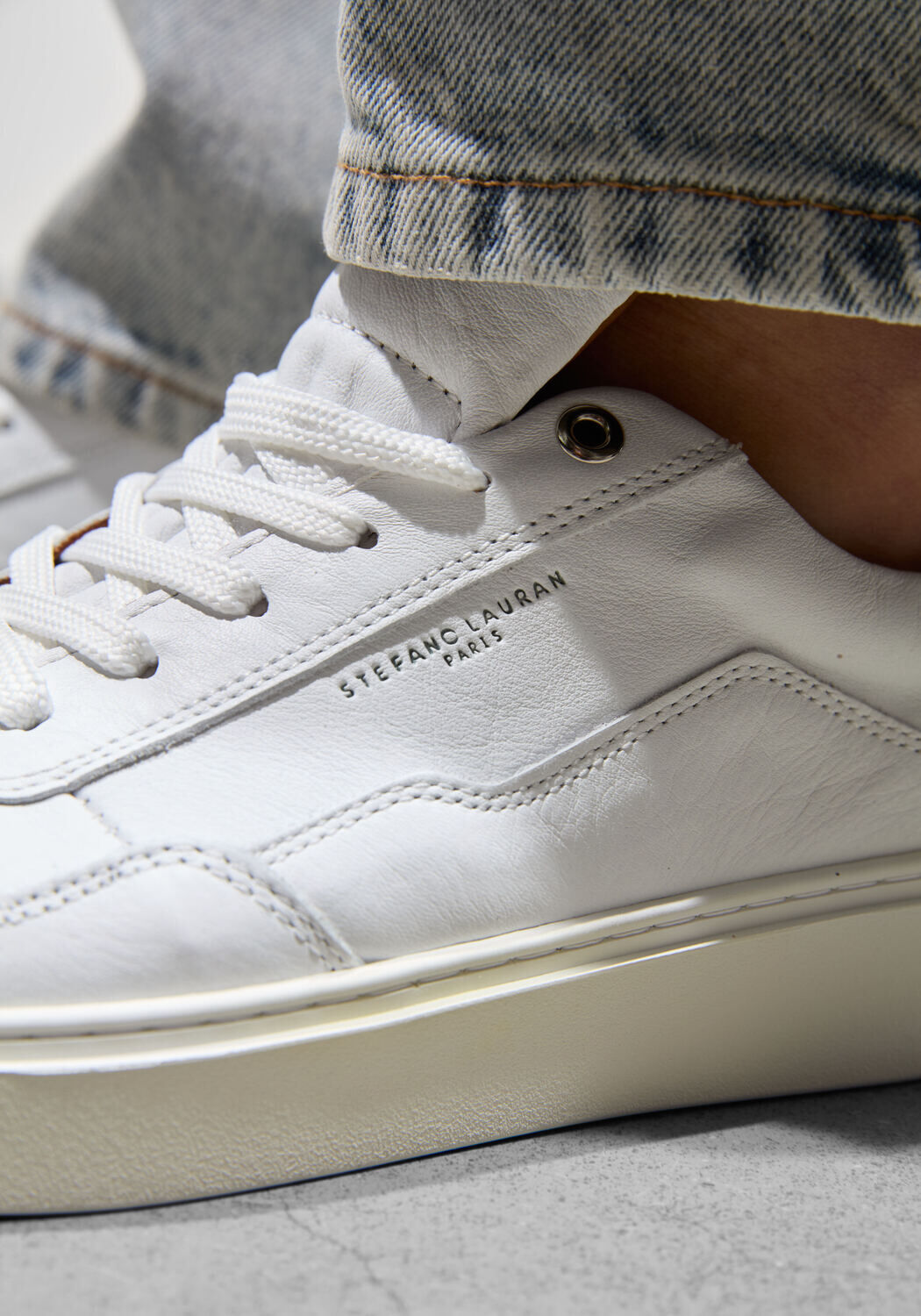 Witte STEFANO LAURAN Sneakers LJ2501 - large