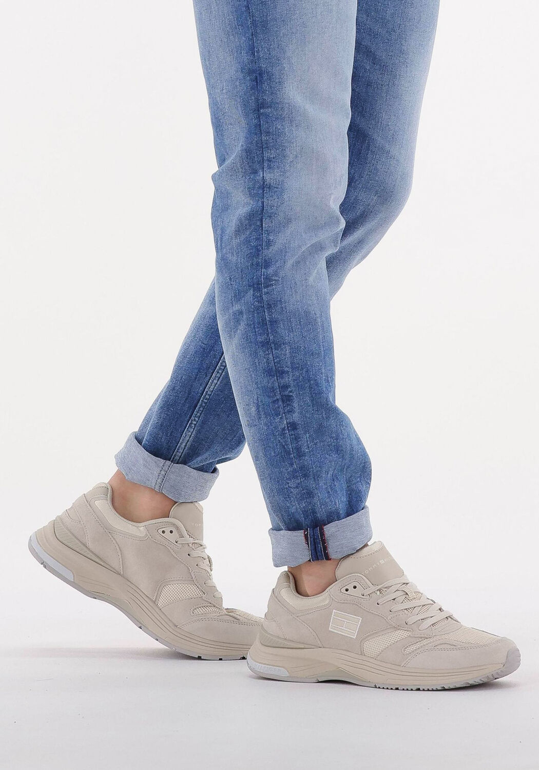 Sneakers beige sales heren