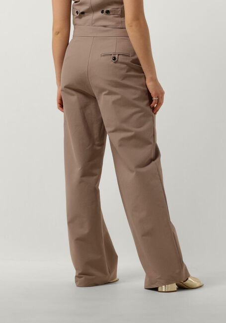 VANILIA Pantalon STRAIGHT SOFT TOUCH en marron - large
