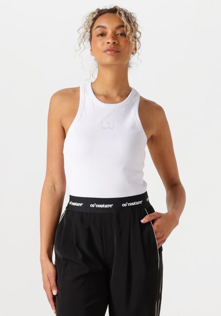CO'COUTURE Haut SAHARACC EMBROIDERY TANK TOP en blanc - large