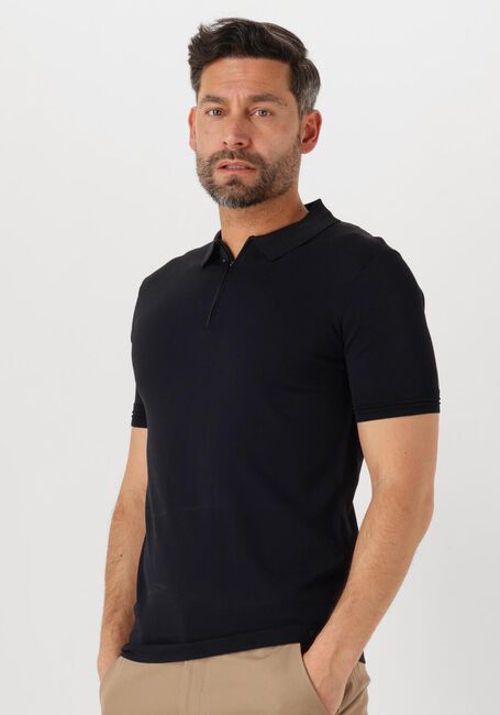 GENTI Polo POLO ZIP SS K2053-1260 en noir - large