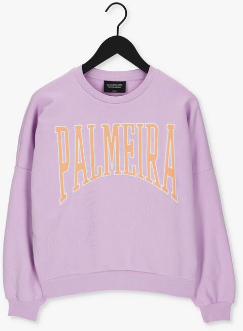 COLOURFUL REBEL Chandail PALMEIRA PATCH DROPPED SHOULDER SWEAT Lilas - large