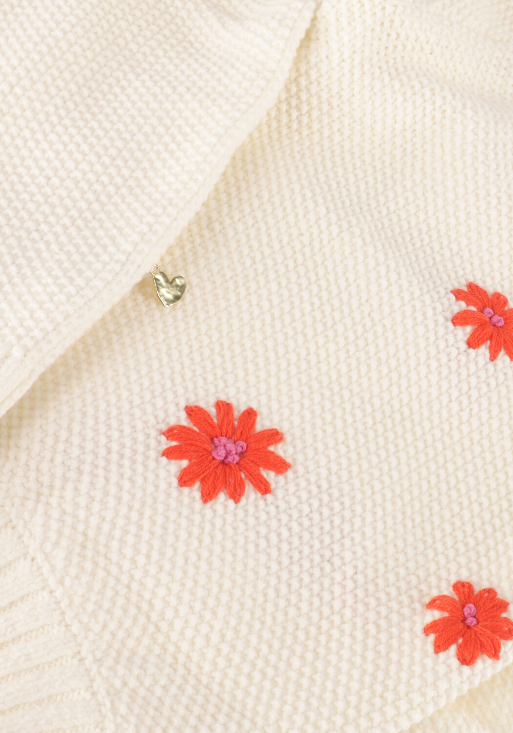 Ecru FABIENNE CHAPOT Trui RICE PULLOVER - large