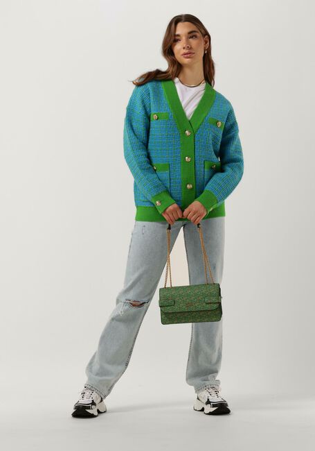 Y.A.S. Gilet YASLIVIA LS KNIT CARDIGAN en vert - large