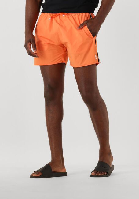 BOSS BLACK Shorts de bain ICONIC en orange - large