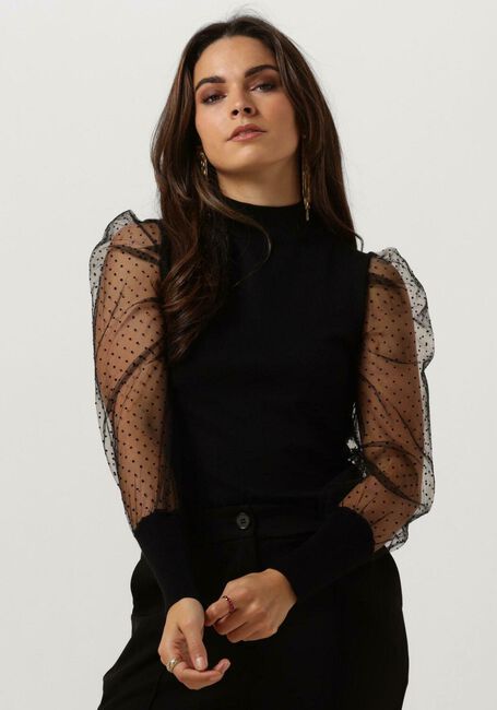YDENCE KNITTED TOP MARCIE Hauts & T-shirts en noir - large