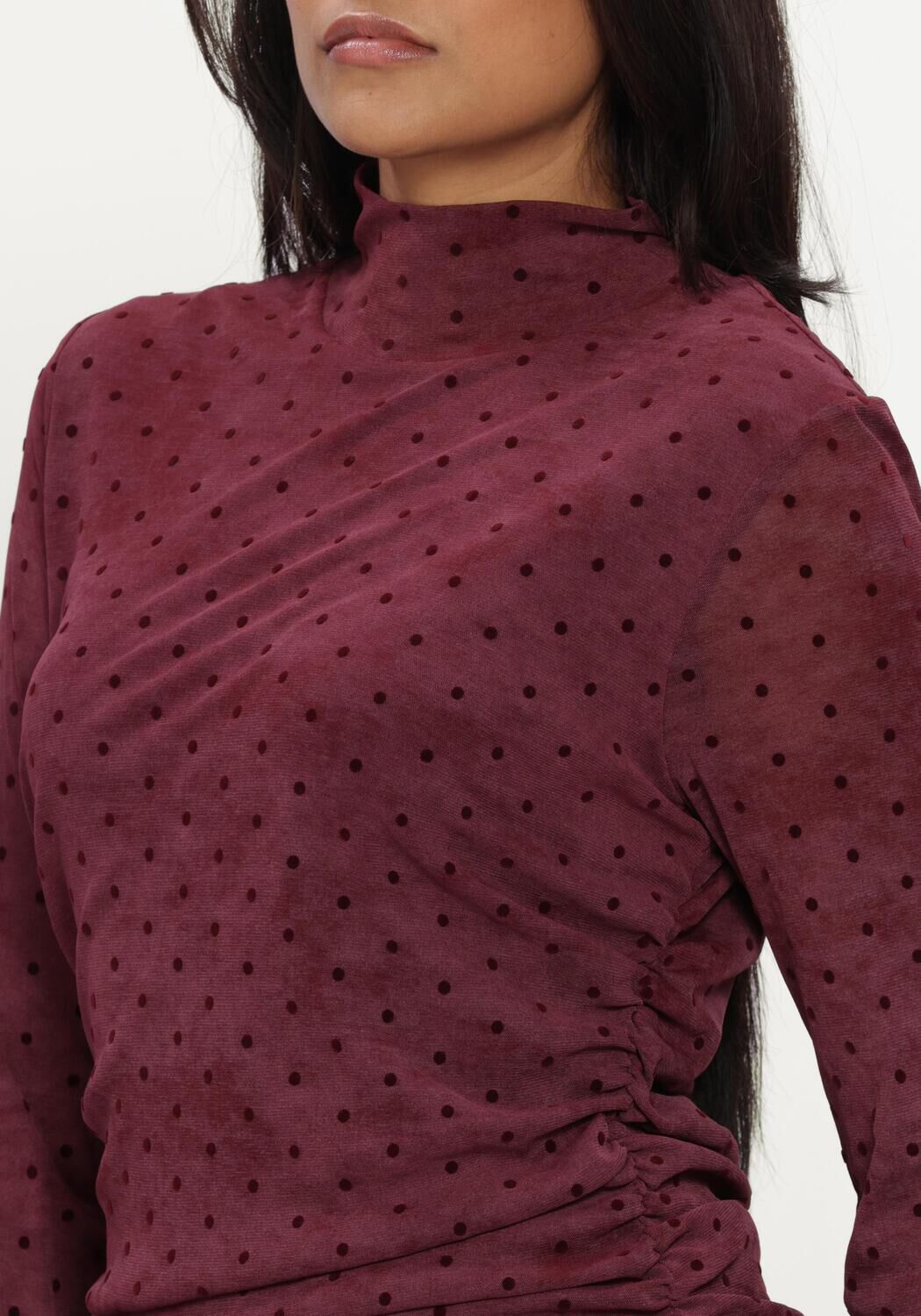 NUKUS GRACIE TOP DOTS Hauts & T-shirts en rouge - large