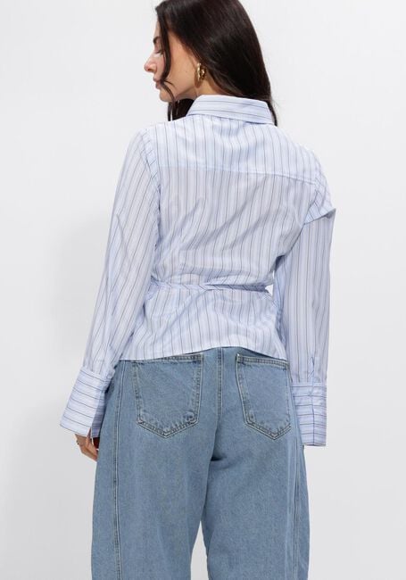 NEO NOIR CLARIDA DOUBLE STRIPE SHIRT Blouses Bleu clair - large