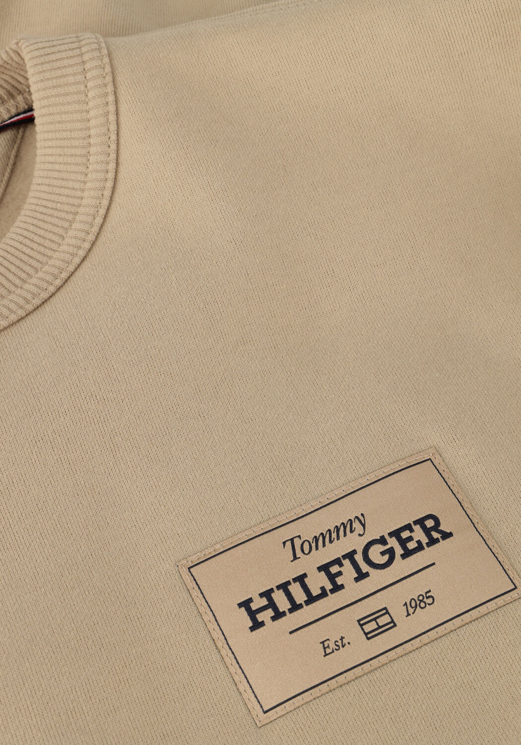 TOMMY HILFIGER Chandail MONOTYPE LABEL SWEATSHIRT Kaki - large