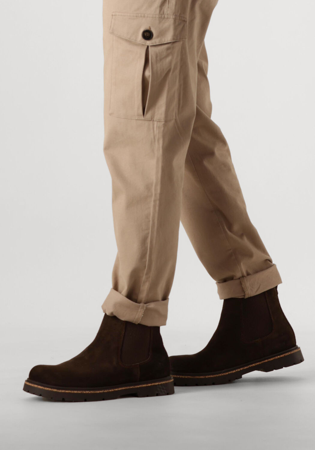 BIRKENSTOCK Bottines chelsea HIGHWOOD SLIP ON MEN en marron - large