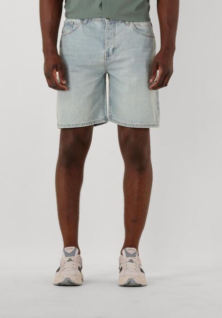 Lichtblauwe PURE PATH Jeans THE OWEN REGULAR FIT DENIM SHORTS - large