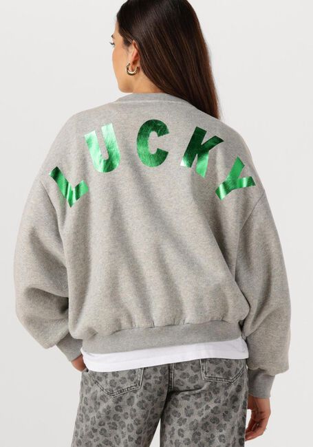 BY-BAR Pull BIBI LUCKY CURVE SWEATER en gris - large
