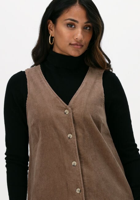 MSCH COPENHAGEN Mini robe FELUCA SL DRESS en marron - large