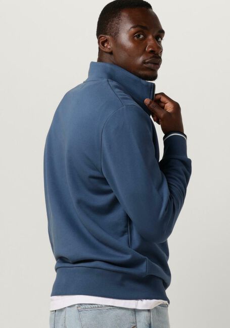 Blauwe FRED PERRY Sweater HALF ZIP SWEATSHIRT - large