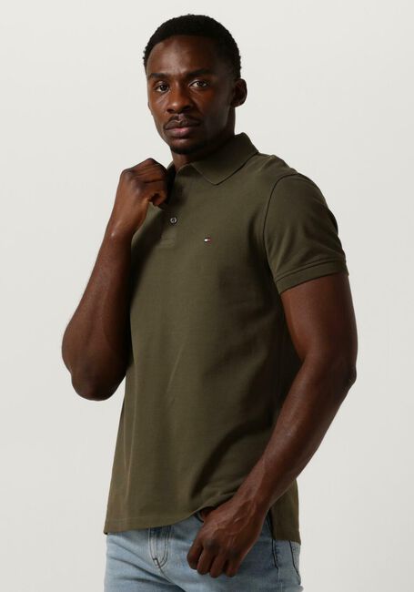 TOMMY HILFIGER Polo 1985 SLIM POLO Vert foncé - large