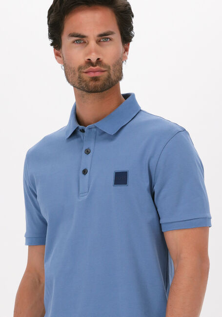 Blauwe BOSS ORANGE Polo PASSENGER - large