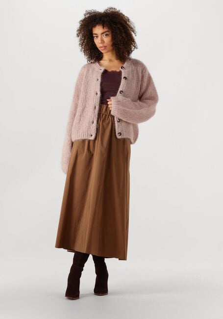 ROSEMUNDE Haut BABETTE SILK TOP W/ LACE Bordeaux - large