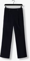 Donkerblauwe RUBY TUESDAY Wijde broek RELENA STRAIGHT LEG PANTS WITH ZIPPER AT SIDE