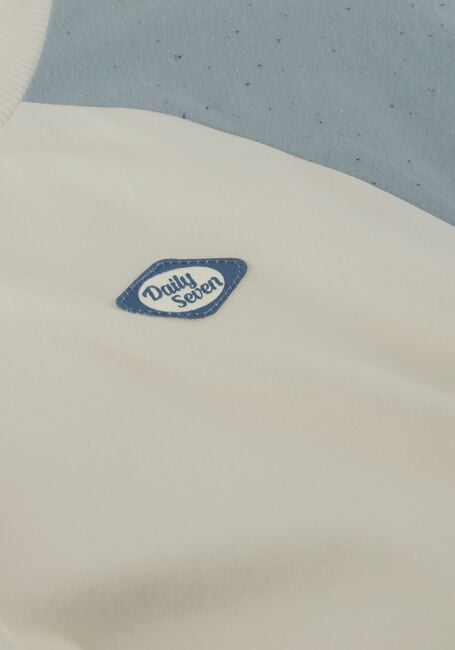 DAILY7 T-shirt T-SHIRT CONTRAST Blanc - large