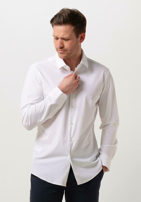 BOSS BLACK Chemise classique P-HANK-S-KENT-C1-222 en blanc - large