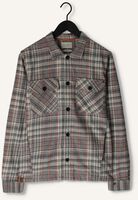 CAST IRON Surchemise LONG SLEEVE SHIRT MOULINE CHECK SHIRTJACKET en bleu CAST IRON Surchemise LONG SLEEVE SHIRT MOULINE CHECK SHIRTJACKET en bleu - medium