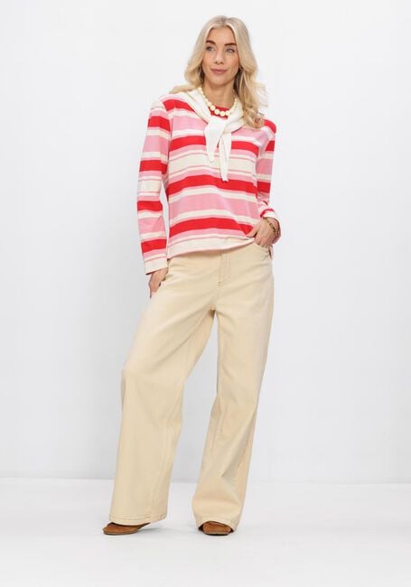 Roze MODSTR&Ouml;M Tops & T-shirts URBANMD STRIPE LS T-SHIRT - large