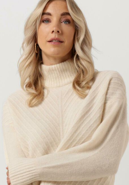SELECTED FEMME Col roulé SIF SISSE LS KNIT HIGHNECK en beige - large