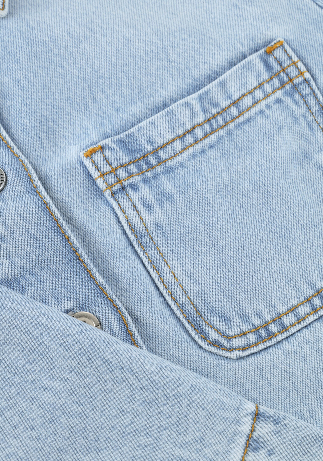 LIU JO CAMICA M/C TENCEL Blouses Bleu clair - large