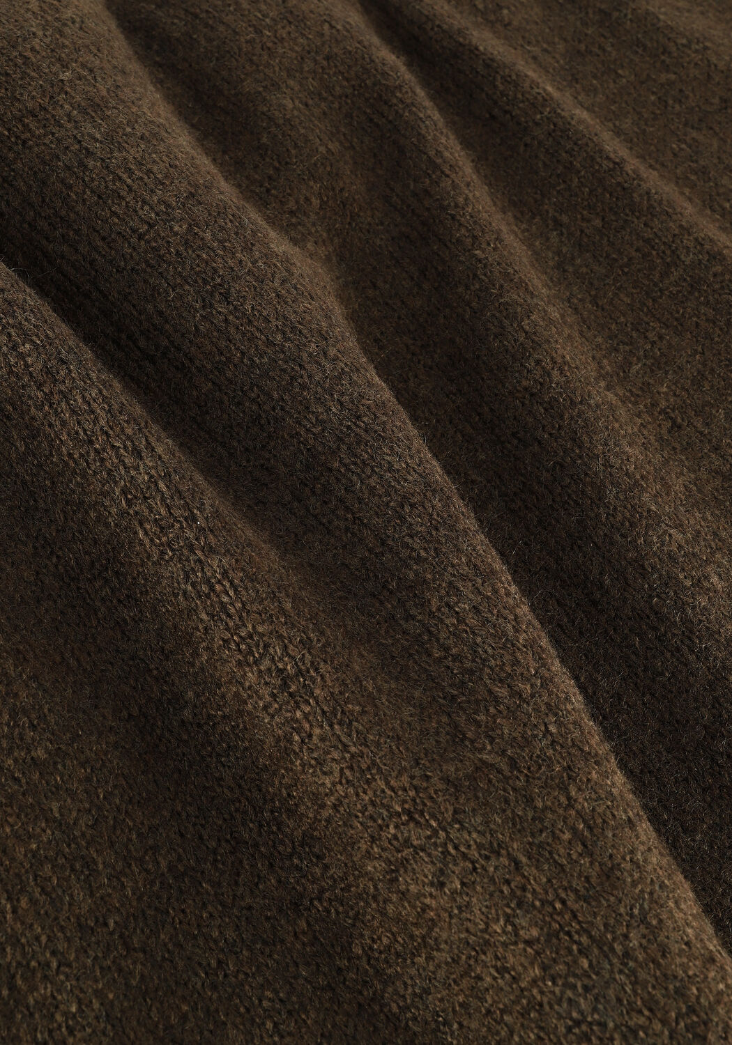 Bruine NA-KD Midi jurk WRAPPED MIDI DRESS - large