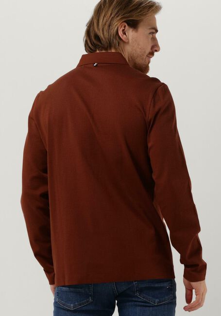 BOSS BLACK Polo PLEINS 31 en marron - large