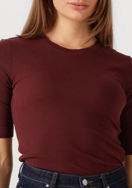 Bruine ROUGE EDIT T-shirt ROUHELENA 2/4 O-NECK TEE - large