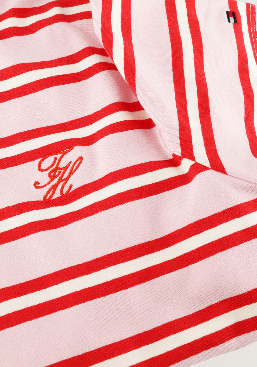 TOMMY HILFIGER T-shirt TH SCRIPT REG C-NK SS TEE en rose - large