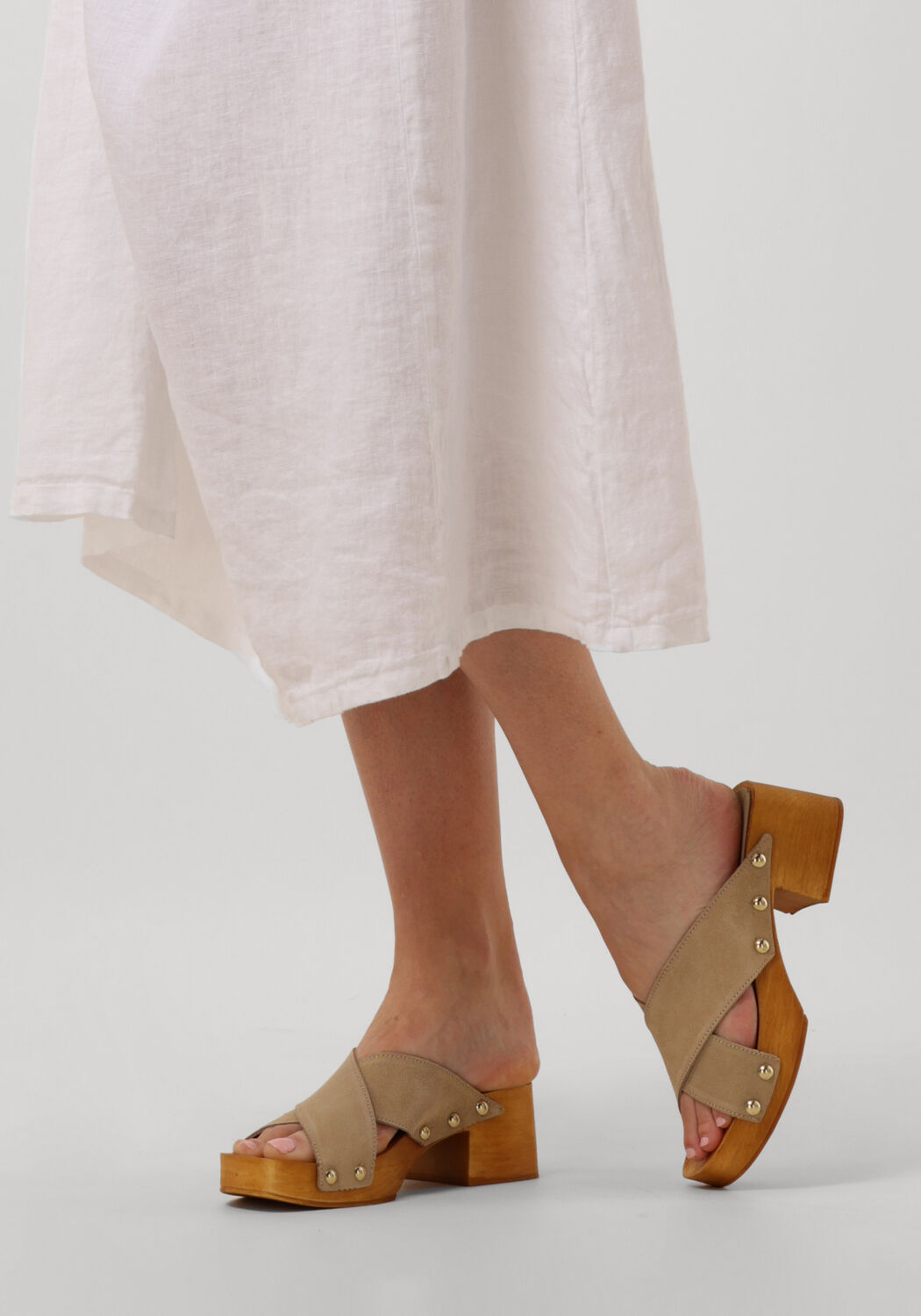 NOTRE-V Mules 8782 en beige - large
