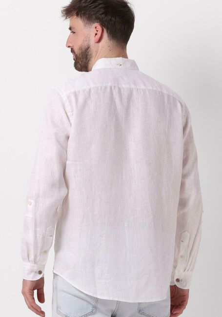 SCOTCH & SODA Chemise décontracté LINEN SHIRT WITH ROLL-UP en blanc - large