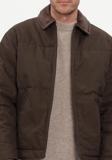SELECTED MEN Veste matelass&eacute; SLMGRANT FILLED CANVAS JKT en marron - large