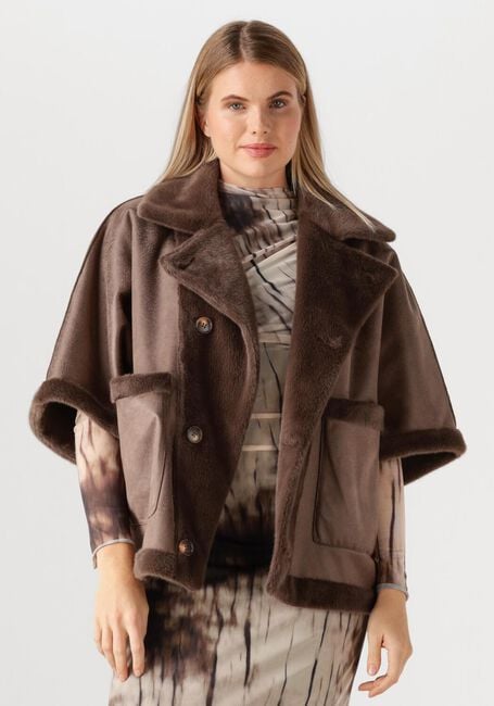Bruine STUDIO AR Mantel AVY FAUX LACON - large