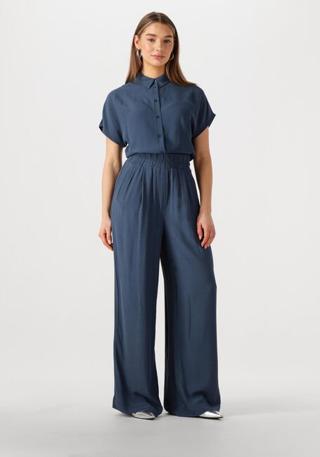 Donkerblauwe BY-BAR  KARLY VISCOSE BLOUSE - large