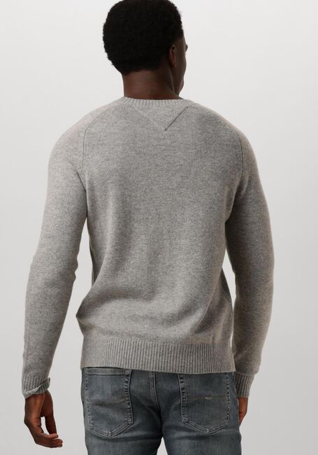 Lichtgrijze TOMMY HILFIGER Trui LAMBSWOOL CREW NECK - large