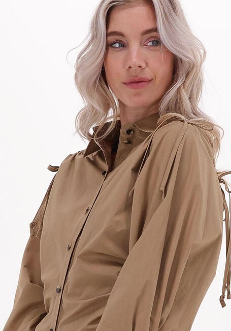 SECOND FEMALE Mini robe FICUS DRESS en camel - large