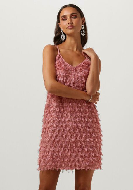 NEO NOIR Mini robe LILJA FRINGE DRESS en rose - large