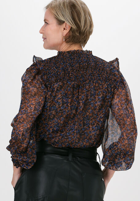 NEO NOIR FILJA DARK BLOSSOM BLOUSE Blouses en marron - large