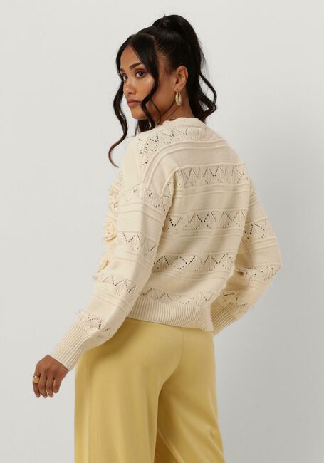 Y.A.S. Gilet YASPINA LS KNIT CARDIGAN S. en beige - large