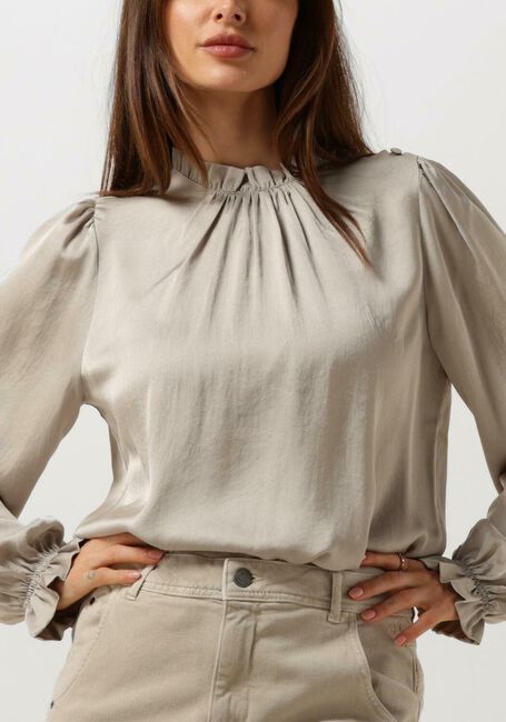 SUMMUM TOP PUFFY SLEEVES SILKY TOUCH Blouses en vert - large